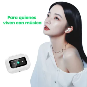 Audífonos Inalámbricos Bluetooth A9 Pro con Pantalla Táctil - Imagen 4
